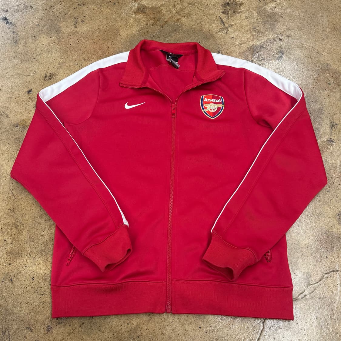 나이키 아스날 빨흰 레드 져지 트랙탑 상품이미지2