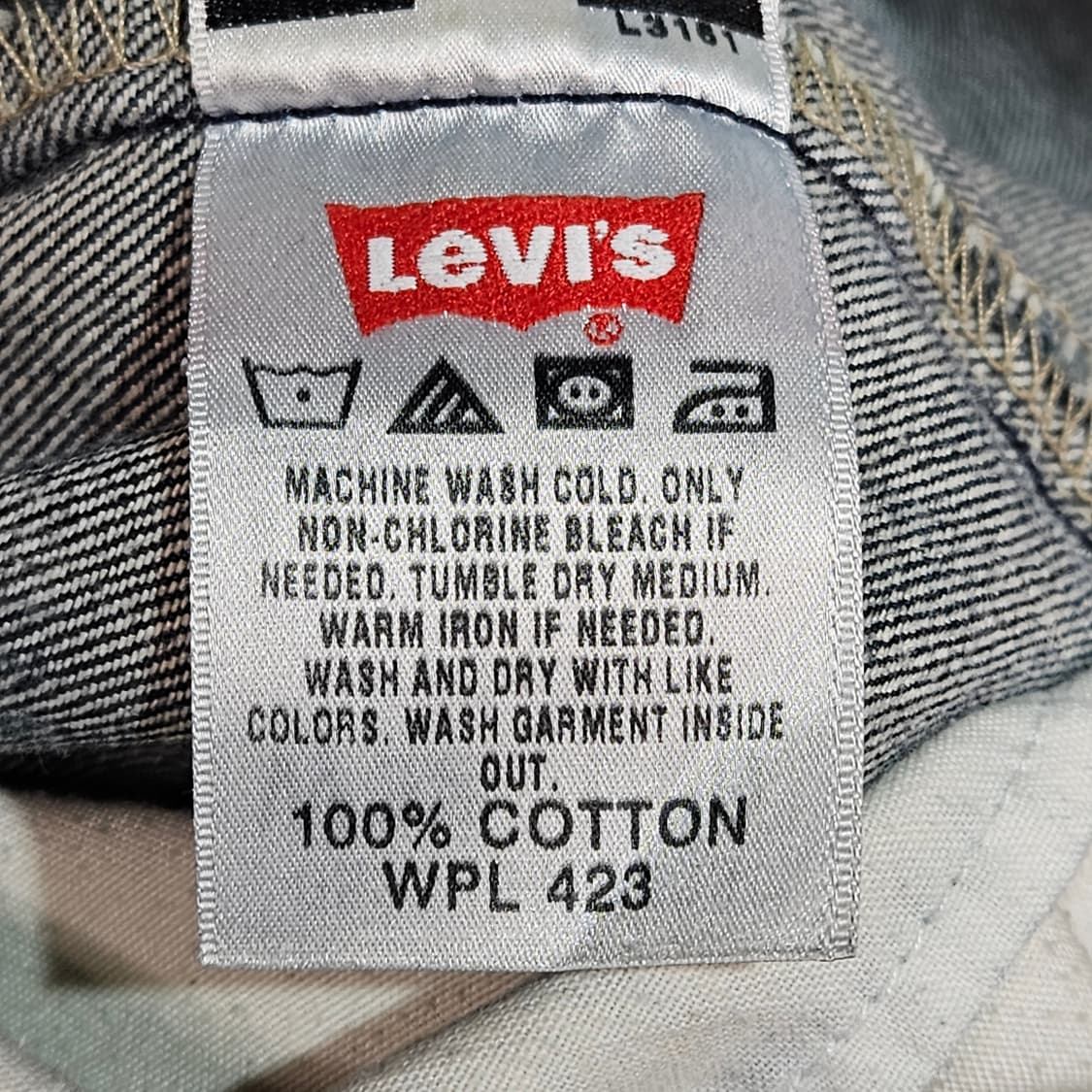 P049 리바이스 501 데님 반바지 상품이미지5