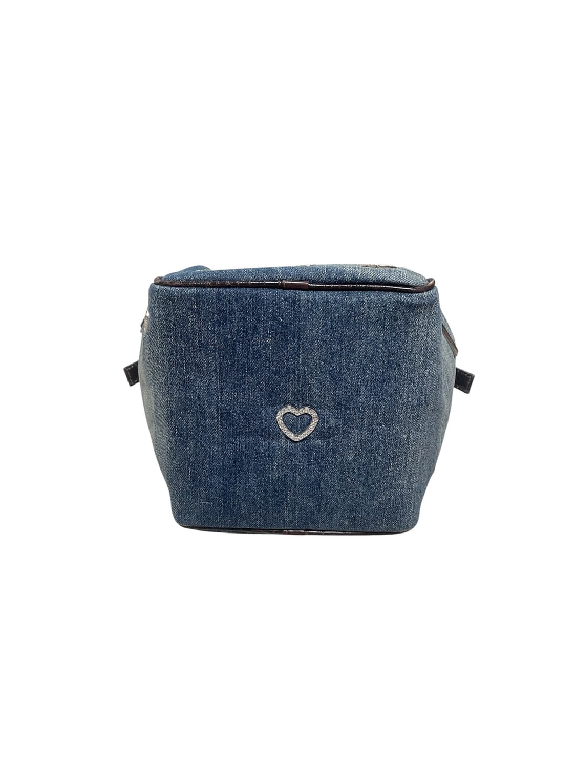 GILLI Heart Denim Bamboo Handle Bag 상품이미지8