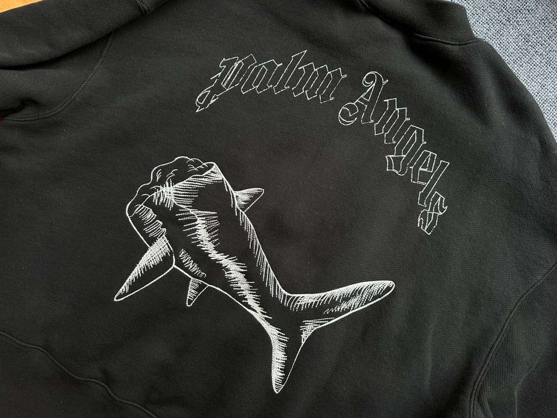 팜엔젤스 리미티드 에디션 개체 최고 상어 자수 맨투맨 새상품 상품이미지3