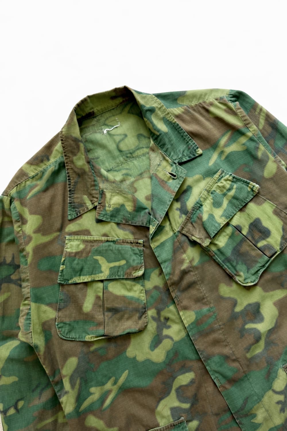 60's 미군 ERDL 카모 정글 퍼티그 자켓 M-R 상품이미지2
