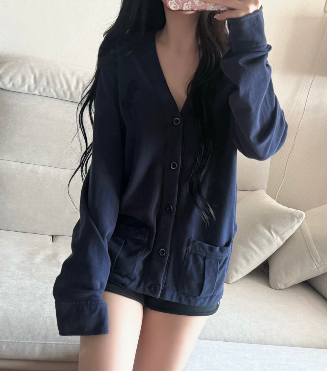 폴로 랄프로렌 빅포니 네이비 가디건 상품이미지1