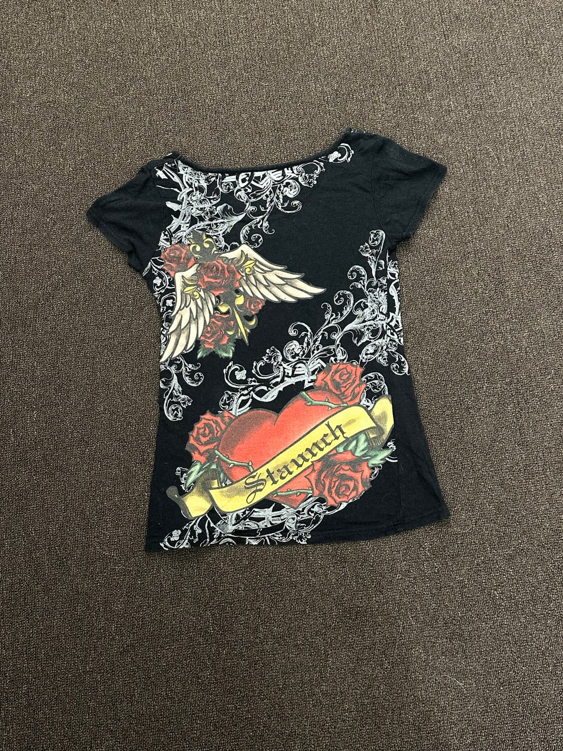 L)Dig Deep 빈티지 펑크 타투 프린팅 숏슬리브 상품이미지5