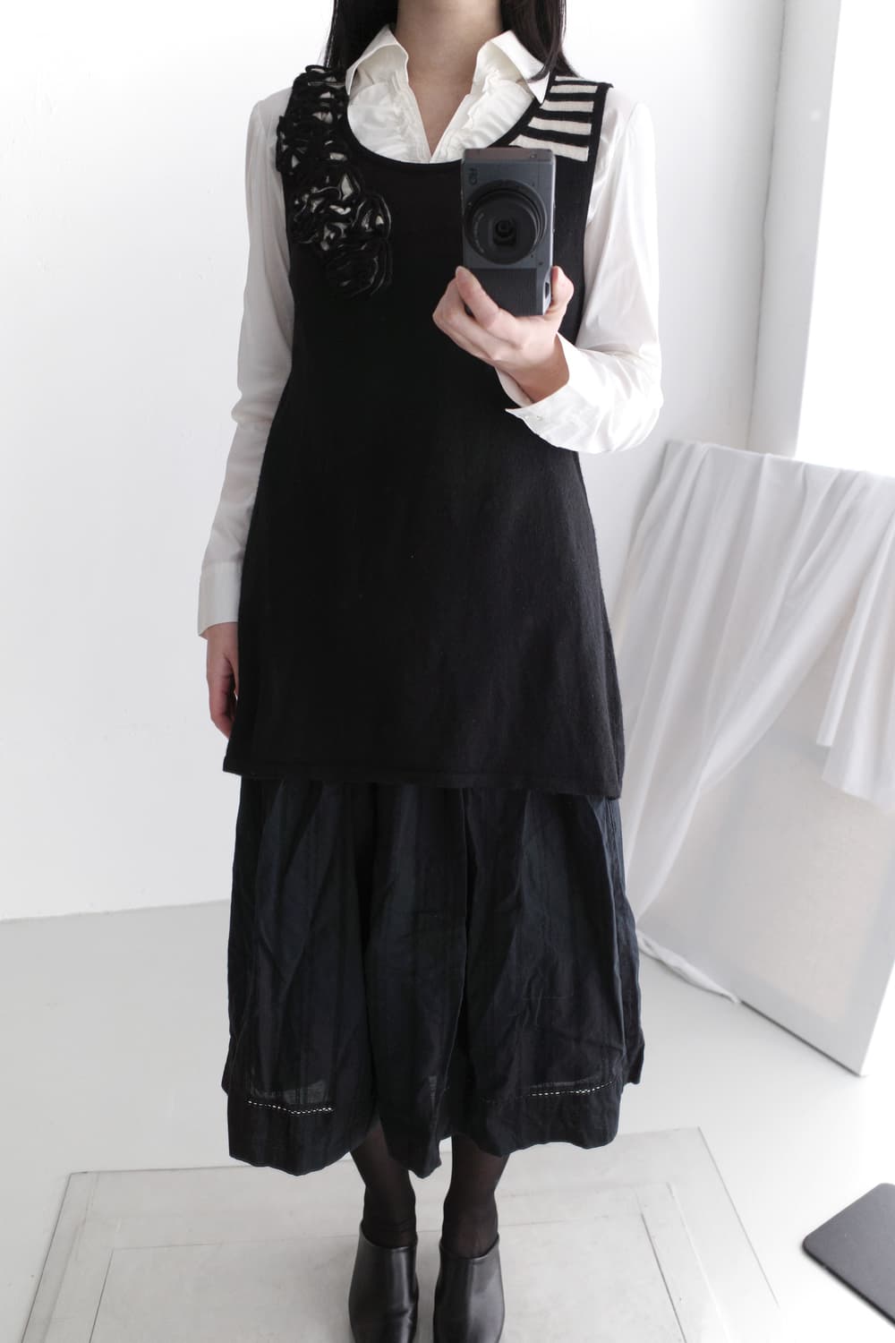 kansai bis) flower sleeveless knit  상품이미지6