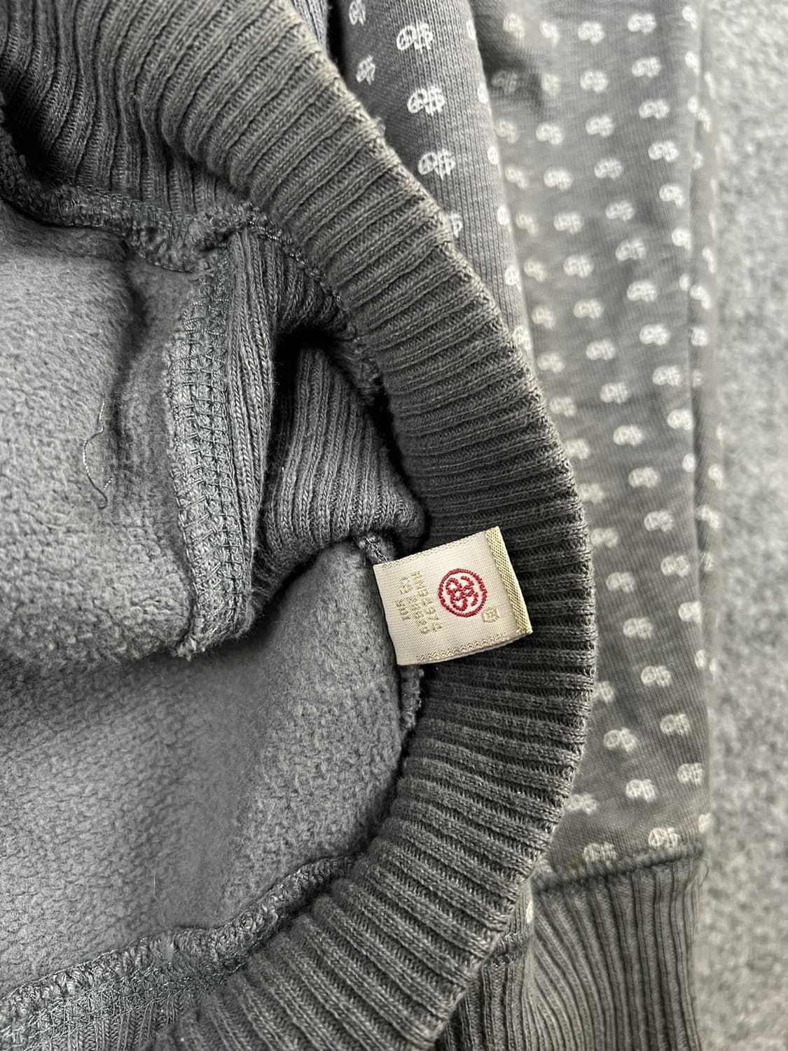 00s 스투시 도트 패턴 풀 후드집업 상품이미지4