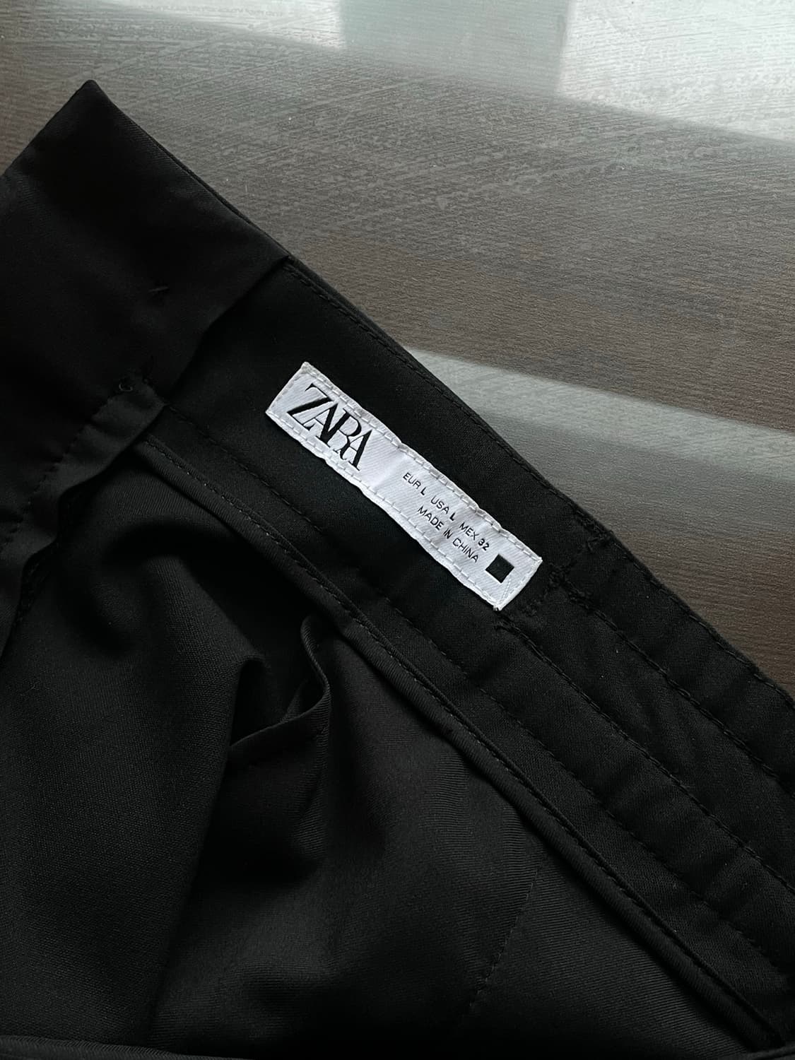 (L) ZARA 자라 투턱 핀턱 와이드 슬랙스 팬츠 판매 상품이미지9