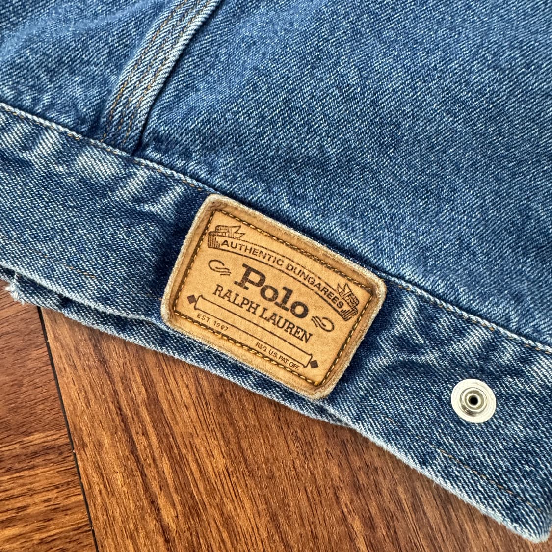 6size 폴로 랄프로렌 폴로키즈 90s 데님 덩가리 자켓  상품이미지4