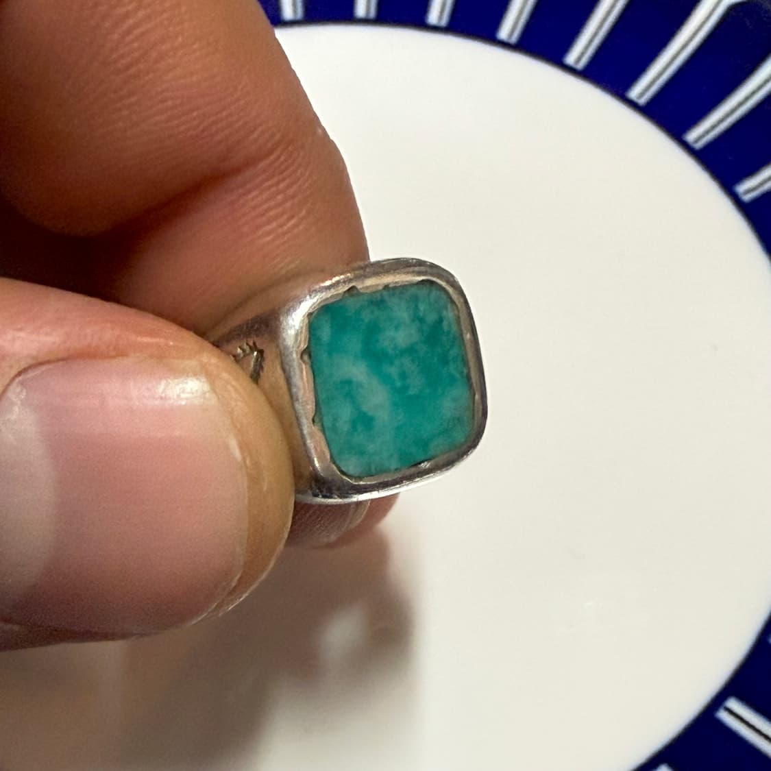 ATSA 플라워 아마조나이트 링 상품이미지5