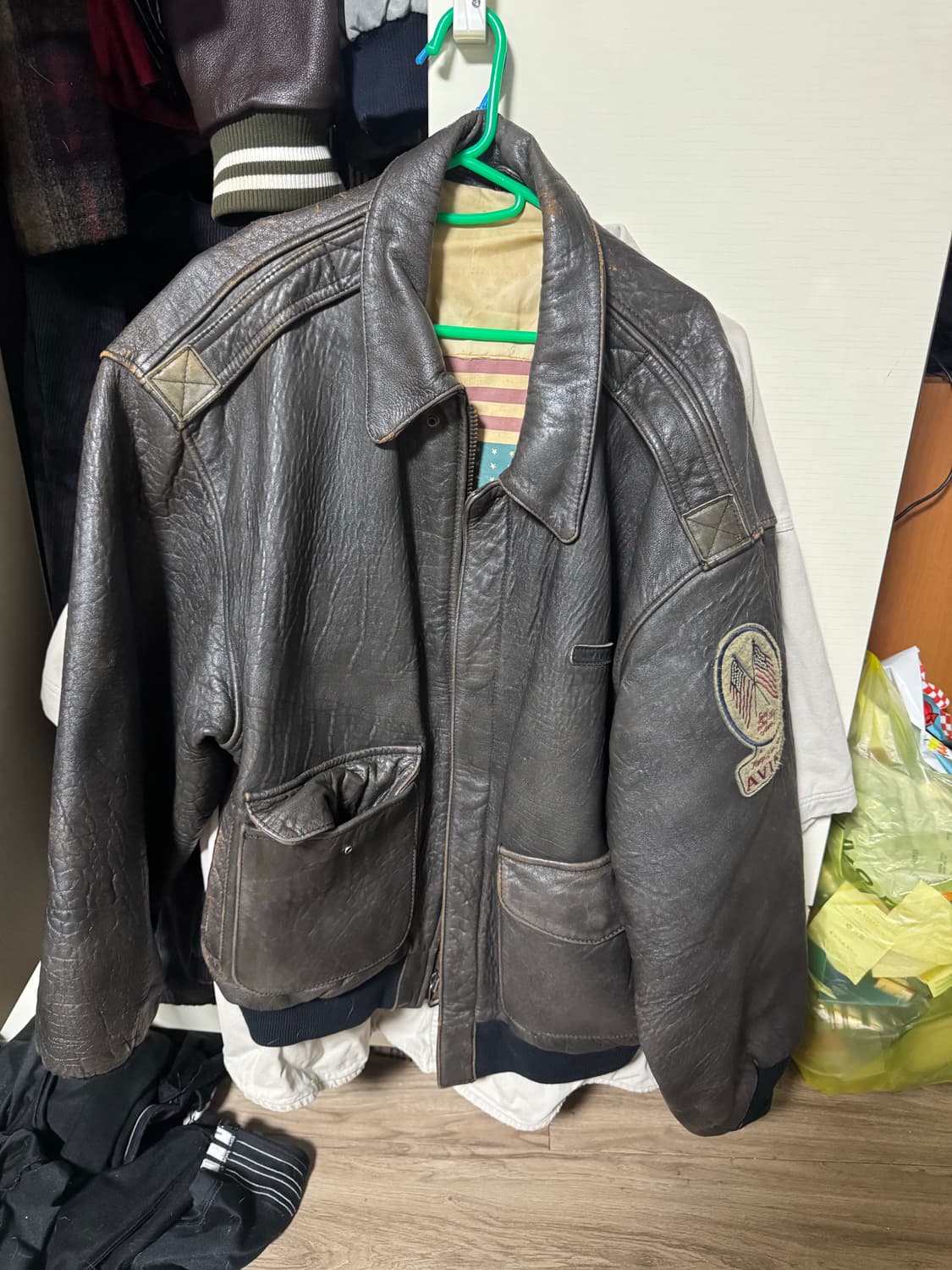 (XL-2XL) 아비렉스 G-2 플라이트 자켓 상품이미지1