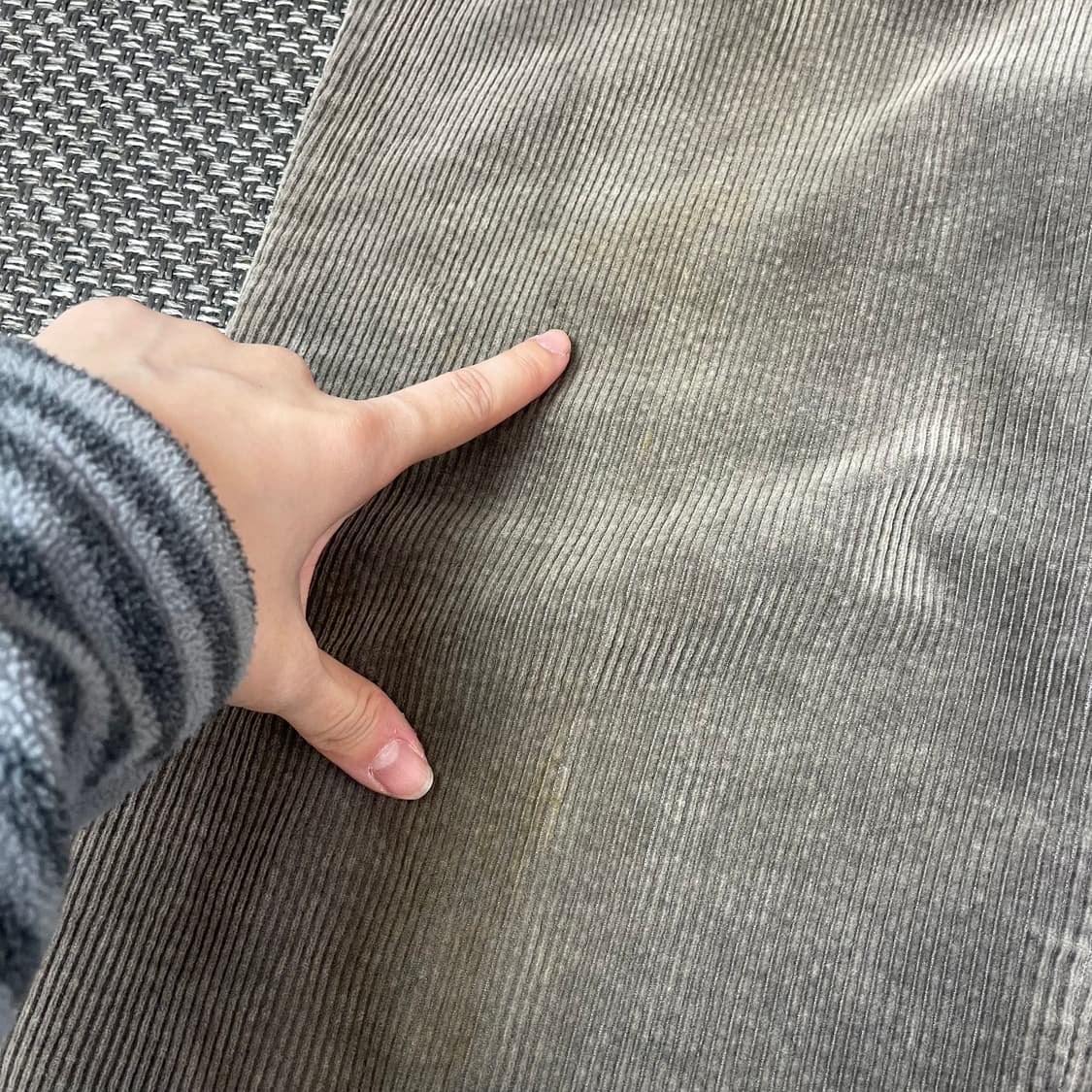 (36) 입생로랑 카키그레이 코듀로이 팬츠 상품이미지5