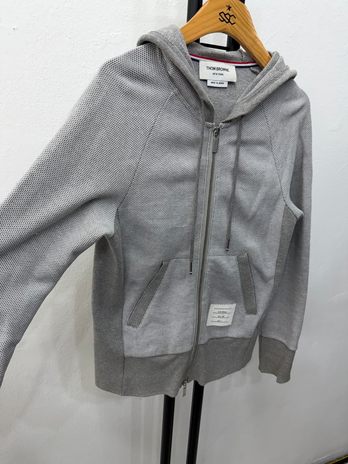 정품) 톰브라운 여성 그레이 후드 집업 0 상품이미지2