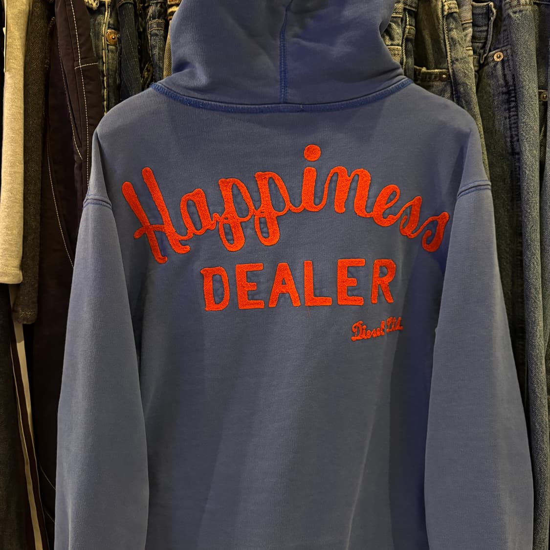 디젤 블루 후드티 상품이미지5