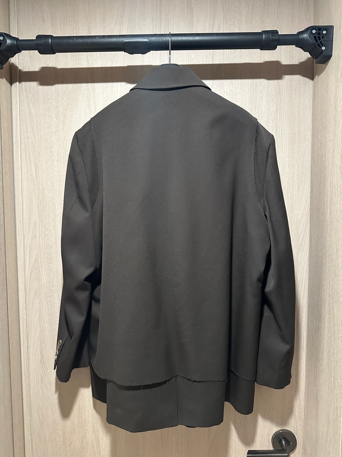 유스 레이어드 블레이저 브라운 M 상품이미지2