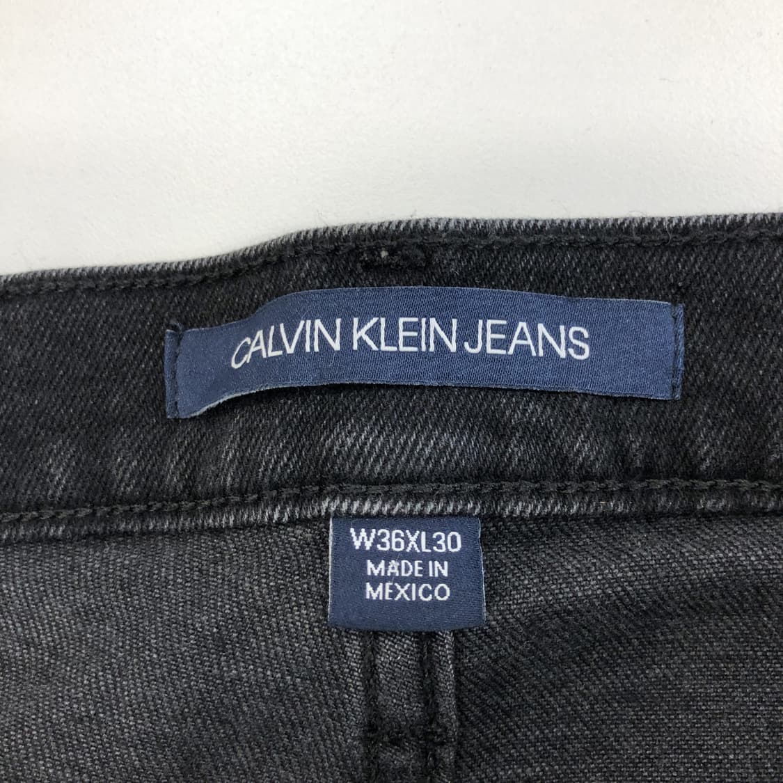 ck 캘빈클라인 026 블랙패치 데님진 36 인치  상품이미지5