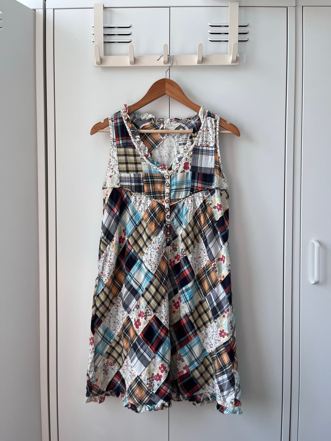 Honeysuckle rose 패치워크 하구미 나시 원피스  상품이미지6