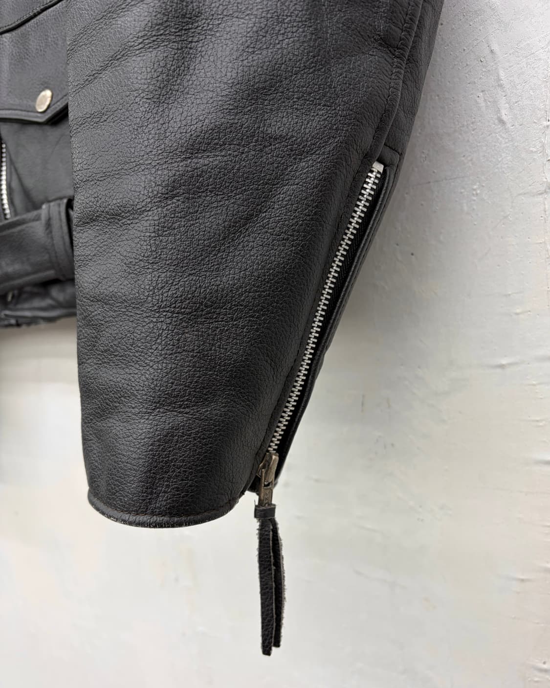 셀렉트 레더 90s 모터사이클 리얼 레더 자켓 상품이미지4