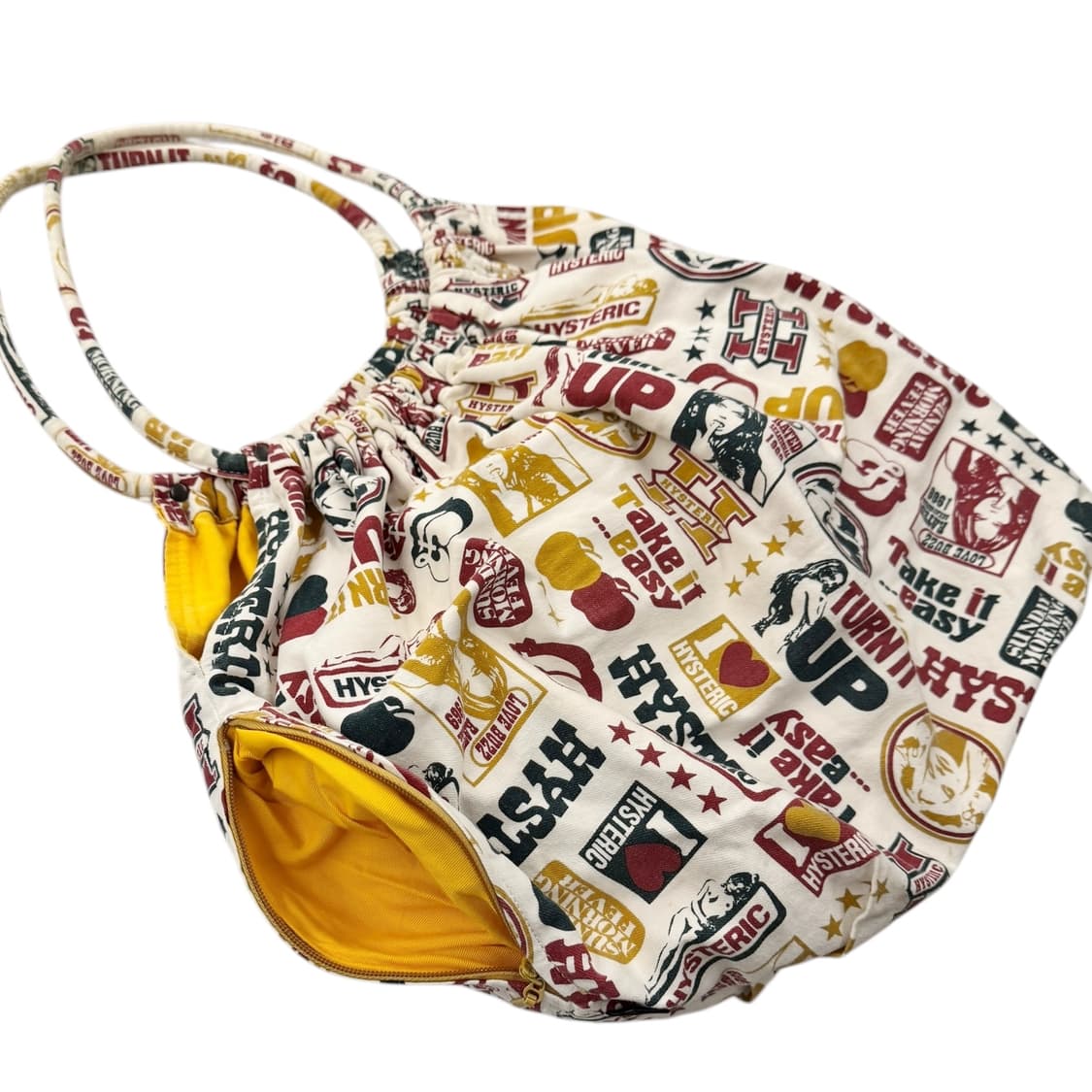 히스테릭글래머 프린티드 셔링 숄더백 아이보리 상품이미지5