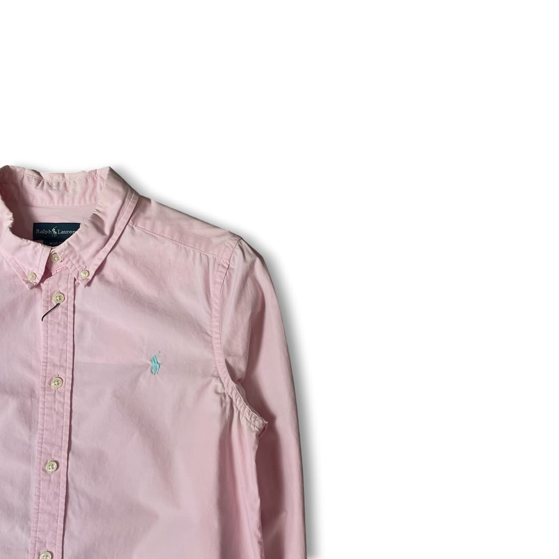  폴로 랄프로렌 민트포니 파스텔핑크 긴팔 셔츠 M 상품이미지2