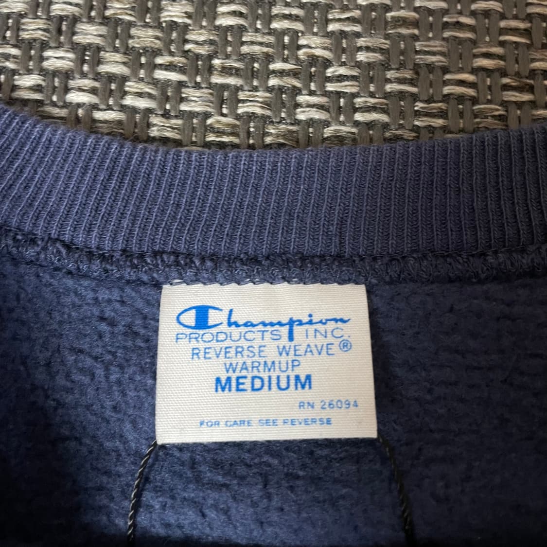 챔피온 네이비 맨투맨 M 상품이미지4