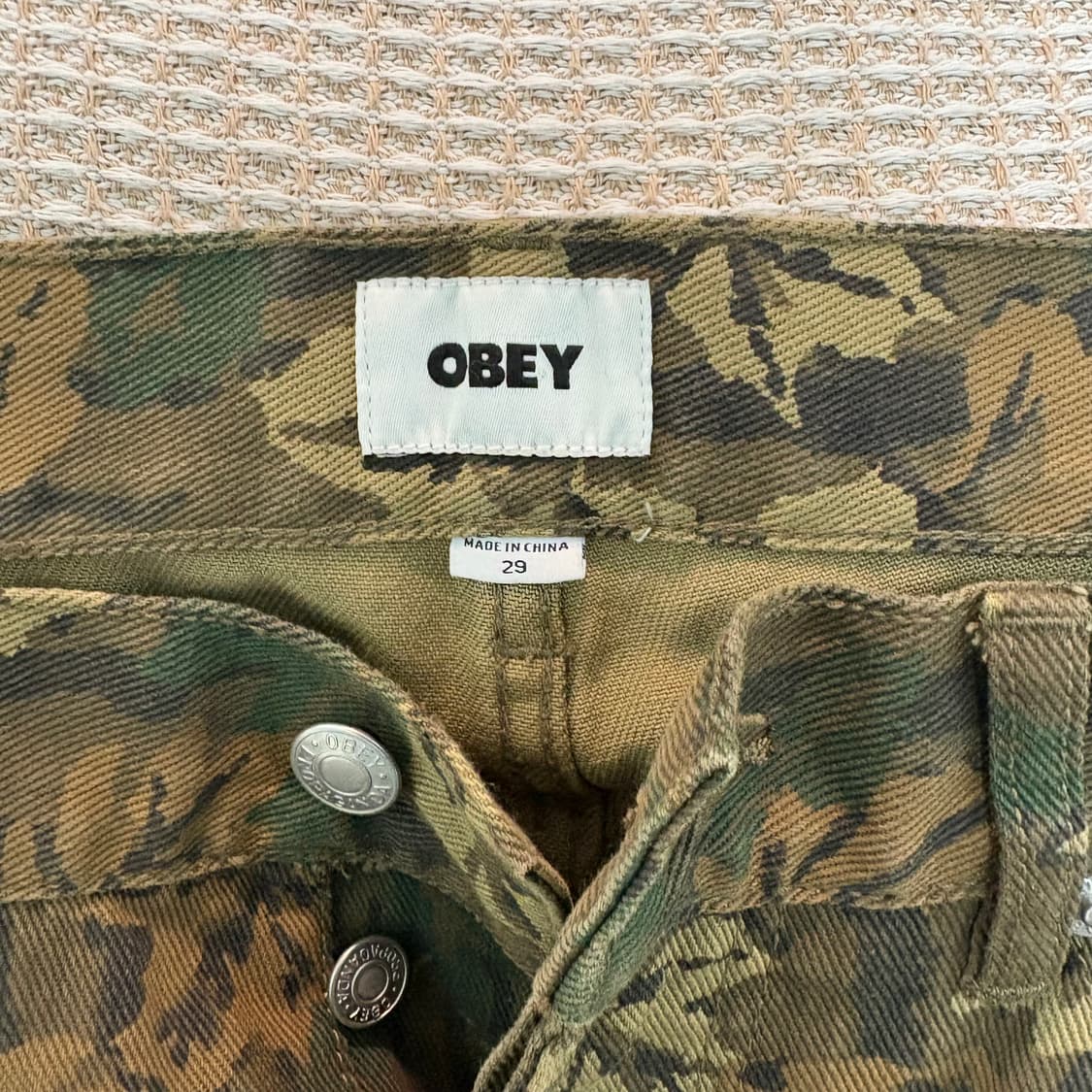 오베이 리얼트리 패턴 팬츠 29 상품이미지4