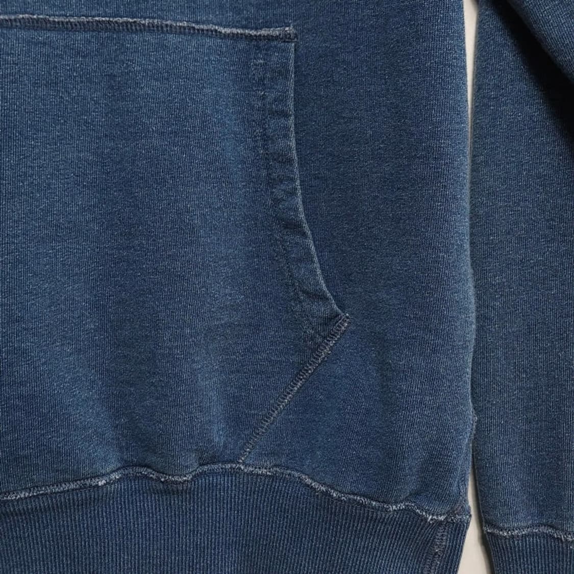 100)STUSSY 스투시 일본한정판 인디고 후드티 루즈핏 상품이미지8