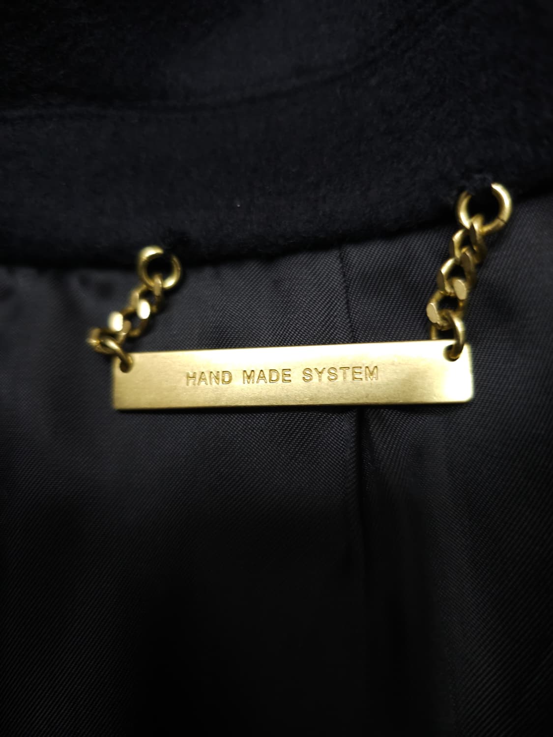 시스템 양모 캐시미어 핸드메이드 롱코트 상품이미지7