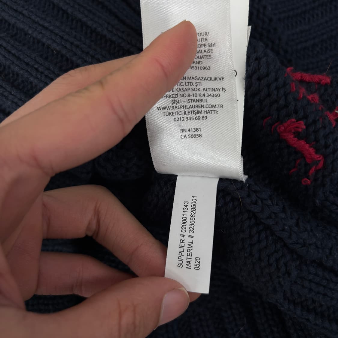 폴로 성조기 니트  상품이미지8