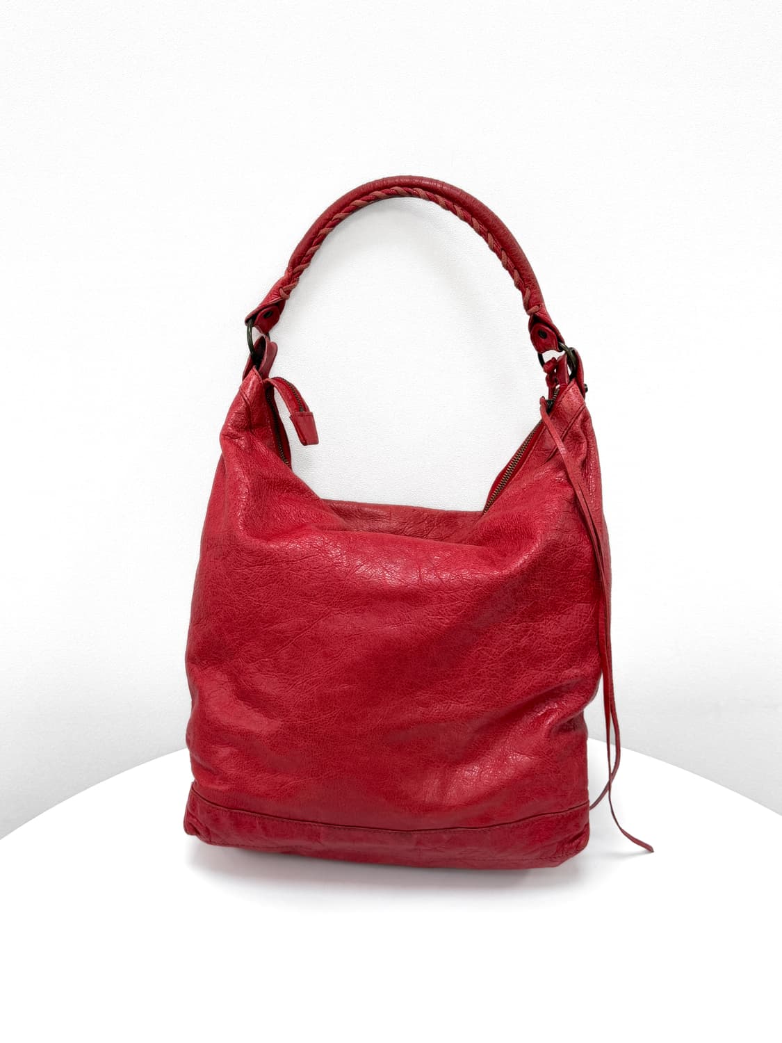 발렌시아가 클래식 데이 호보백 레드 상품이미지2