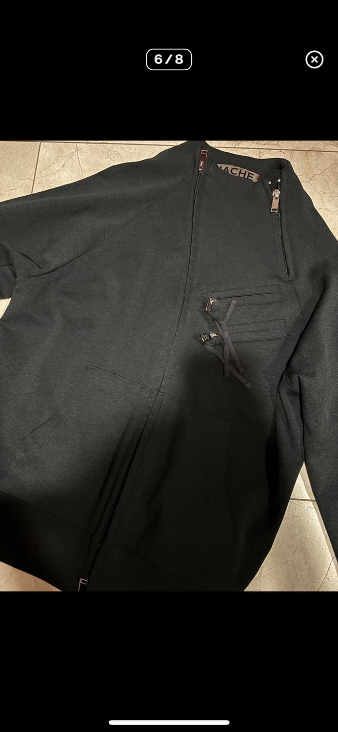 나체 zip detail track jesey black 상품이미지6