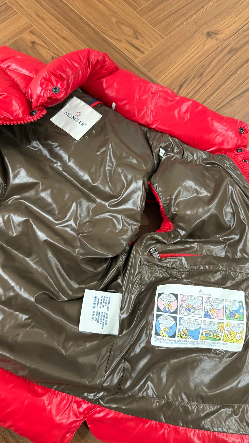 몽클레어 패딩 베스트 조끼 레드 상품이미지4