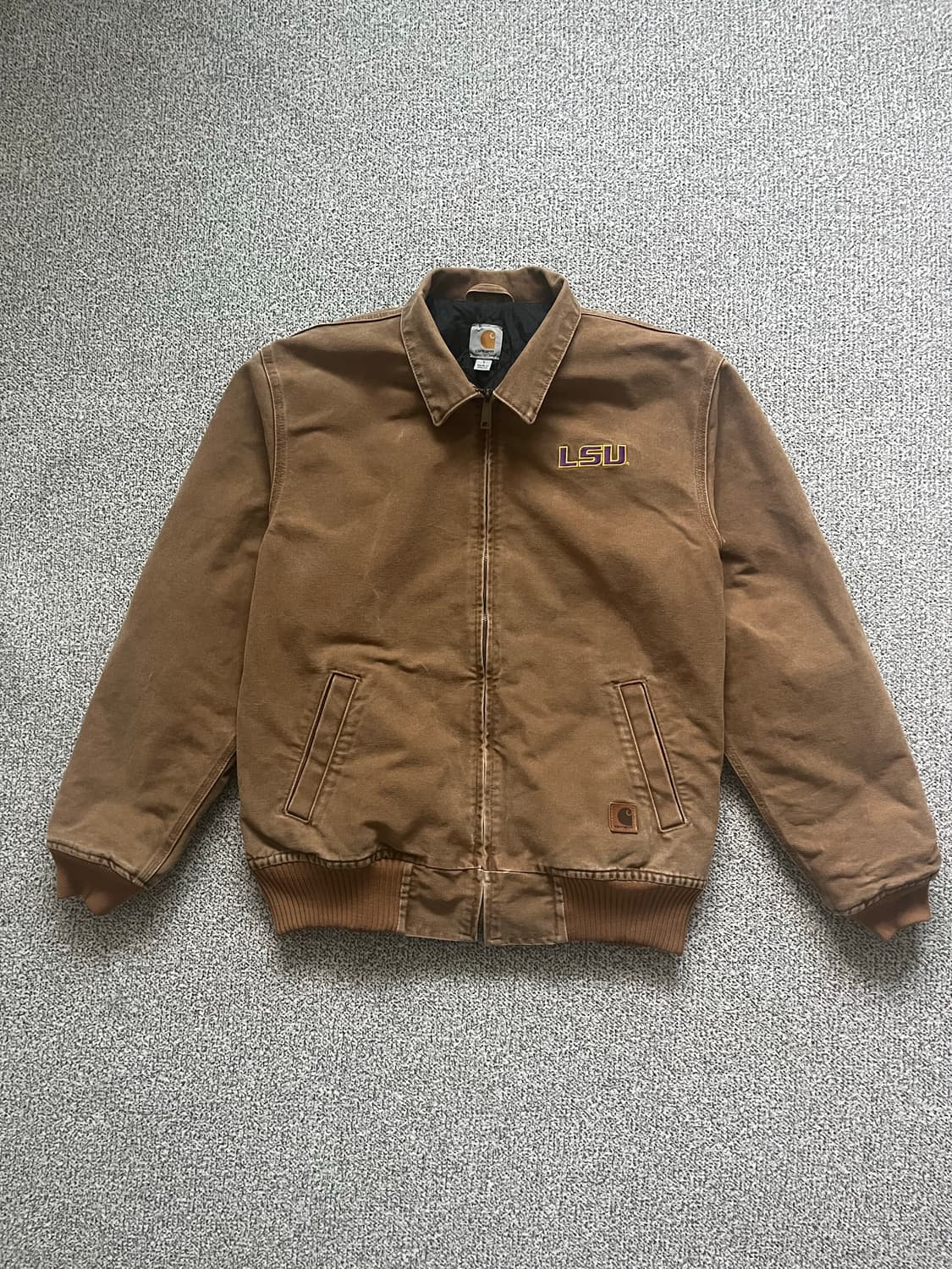  칼하트 칼리지 컬렉션 LSU 대학교 봄버 자켓 L  상품이미지1