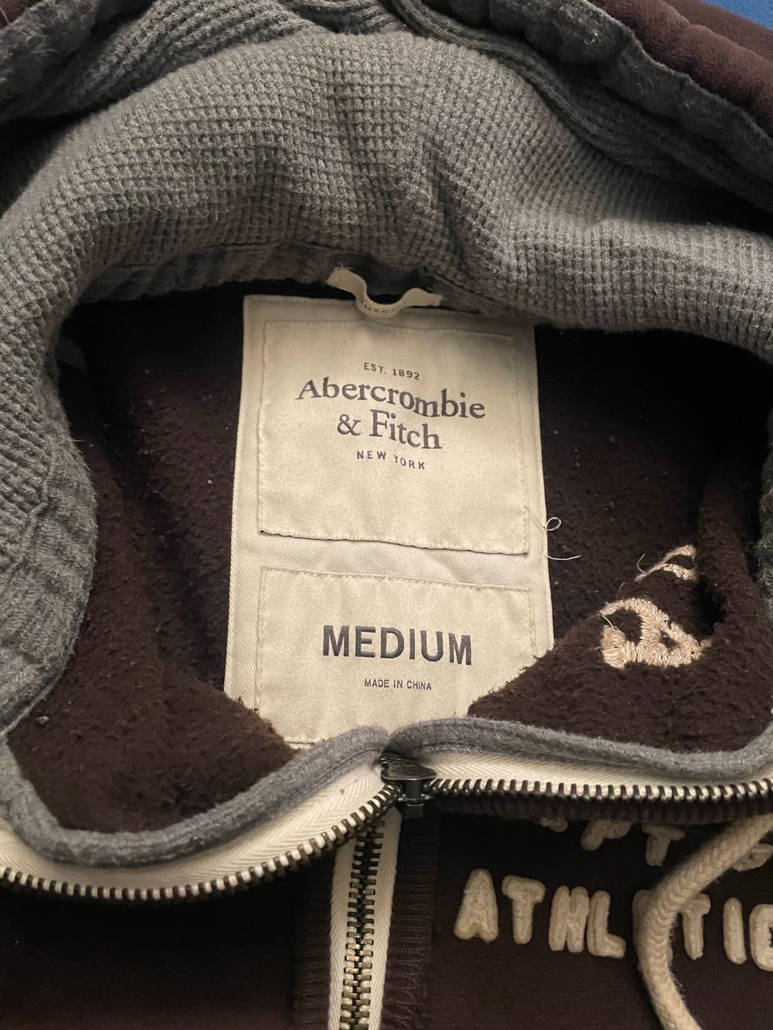 아베크롬비 머슬핏 후드집업 상품이미지3