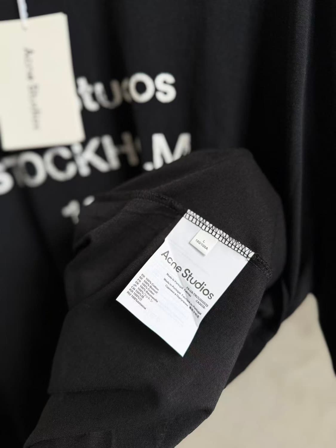 아크네 스튜디오 로고 티셔츠 페이드 상품이미지4