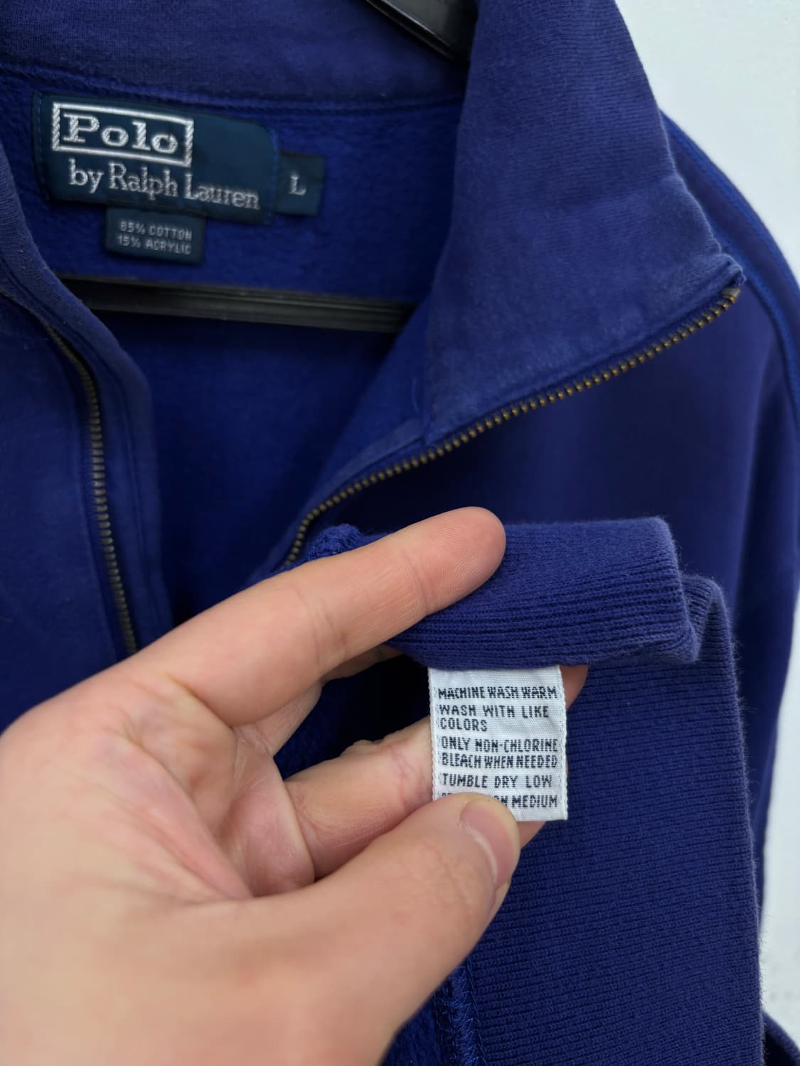 폴로랄프로렌 울 니트 반집업  상품이미지6