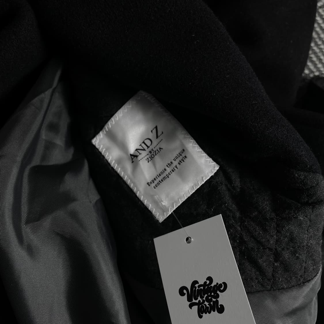 Andz 지오지아 모직 피코트 블랙y 3686 상품이미지7