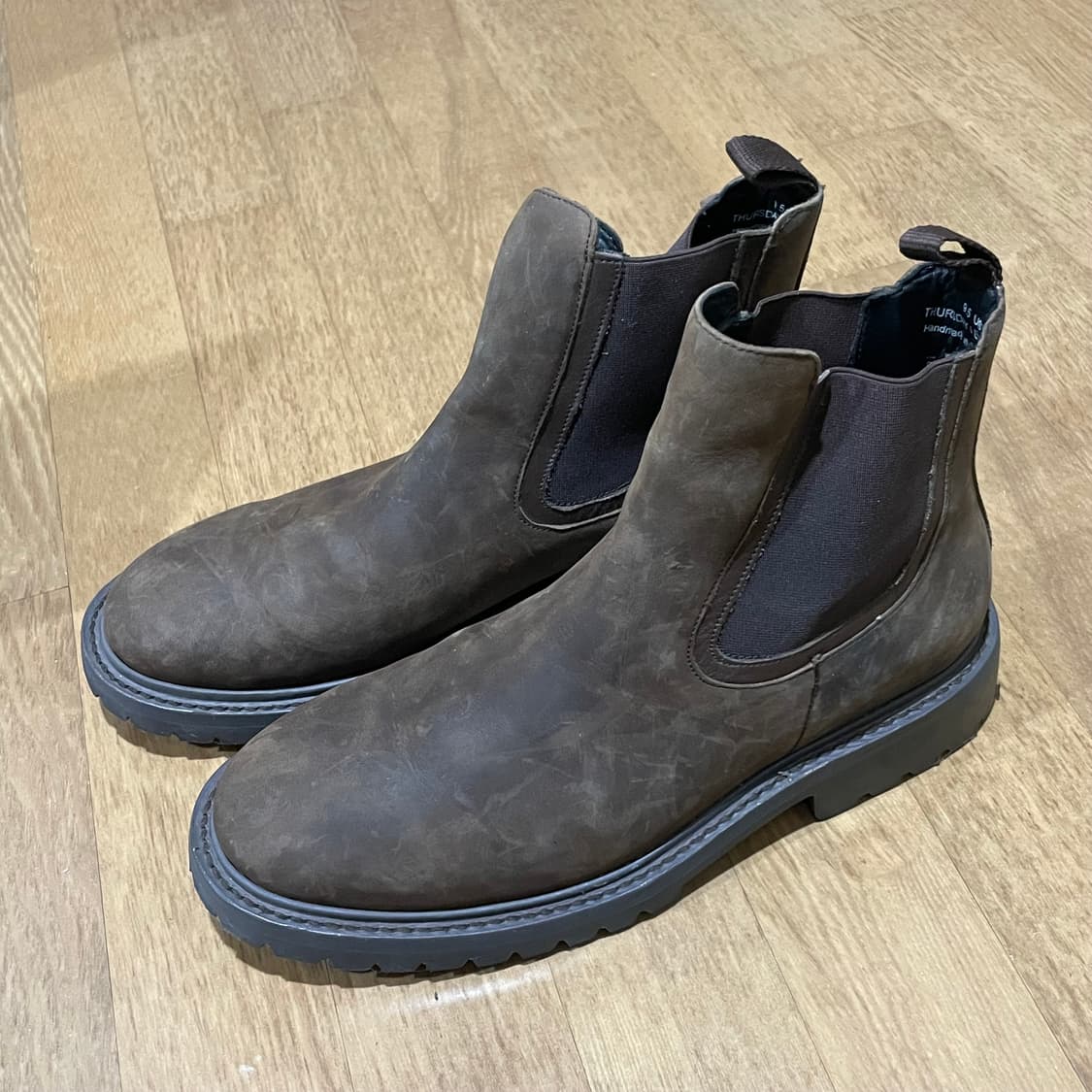 Thursday Boot 번트 브라운 가죽 첼시 부츠 275 상품이미지3