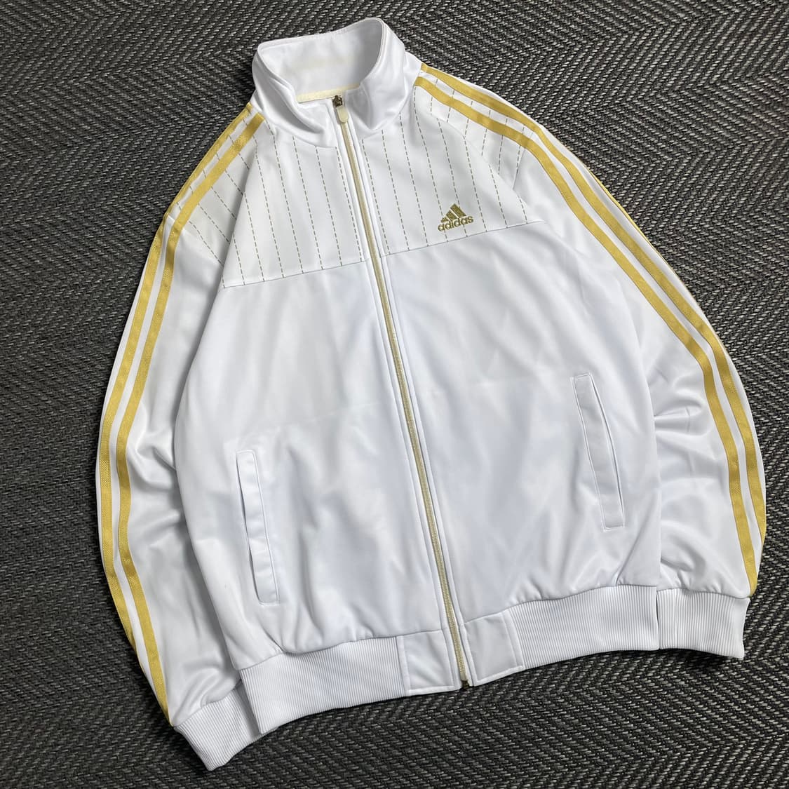00s 아디다스 올드스쿨 화이트 골드 트랙탑 져지 y 4737 상품이미지1