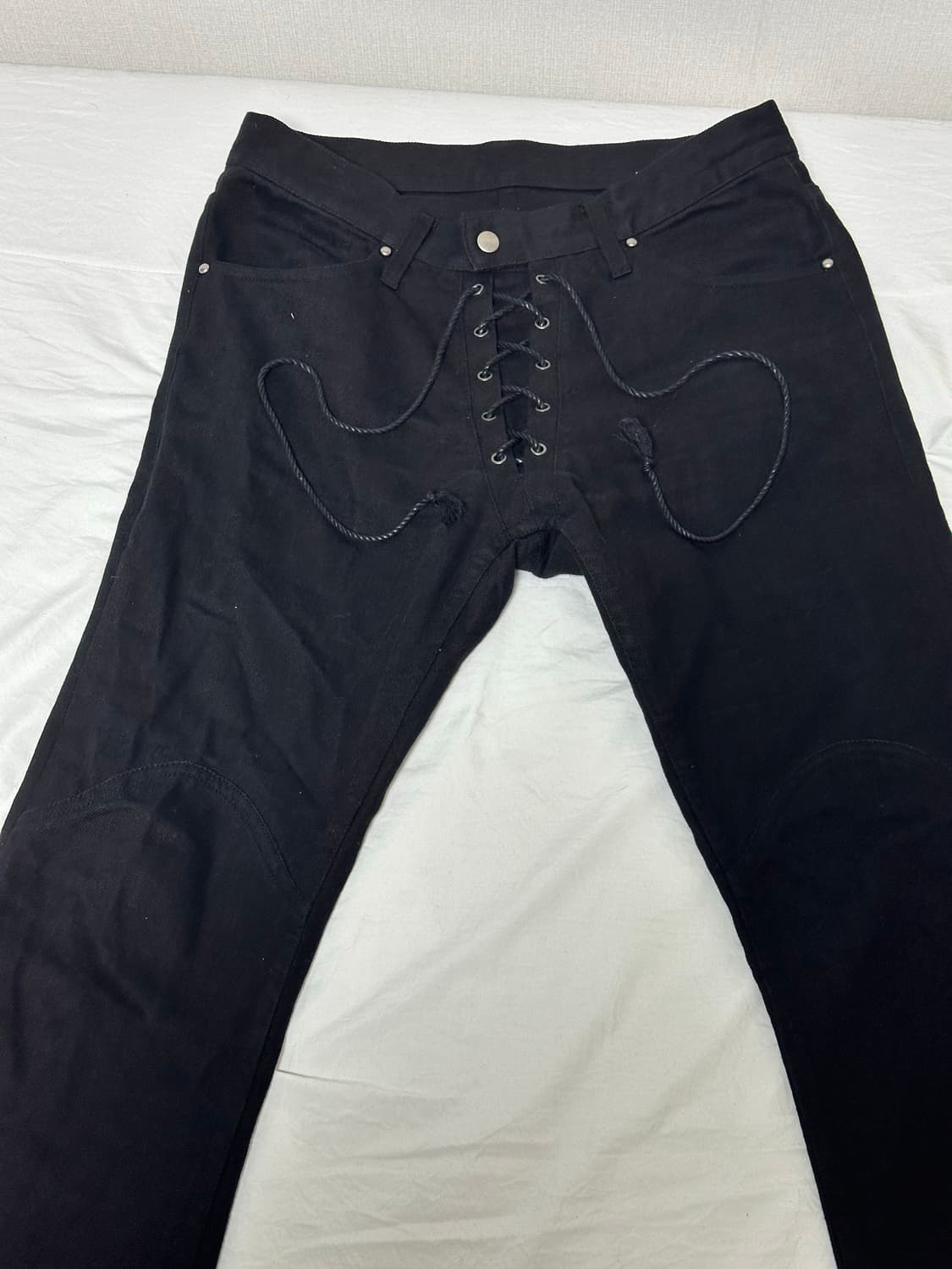 Das Schloss Lace Up Flare Pants 상품이미지6
