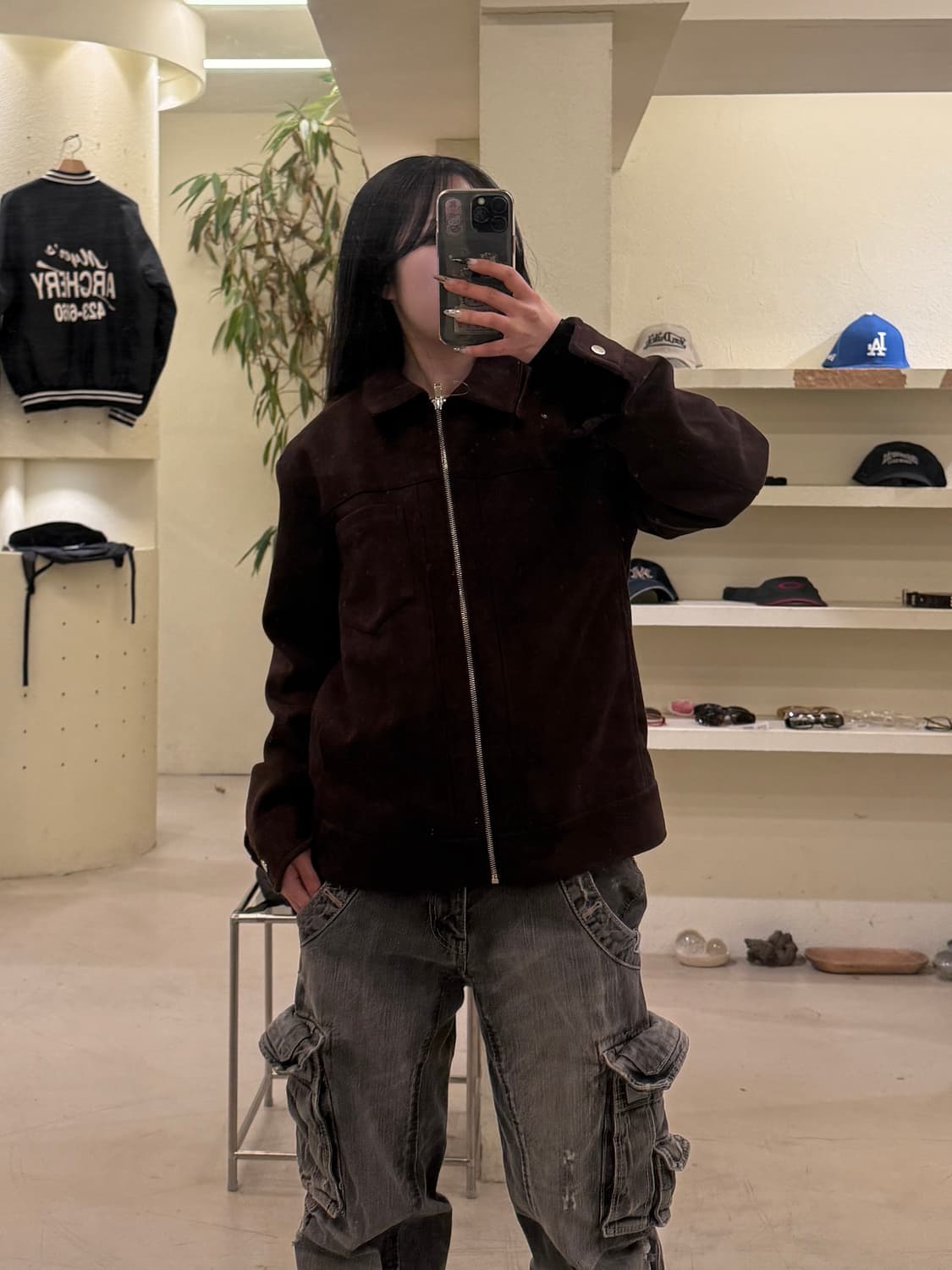 앤듀 브라운 스웨이드 자켓 U679 상품이미지1