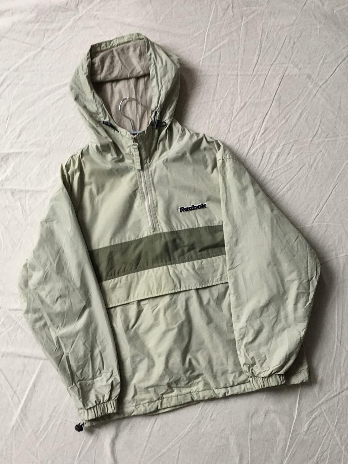 리복 배색 백로고 아노락 상품이미지3