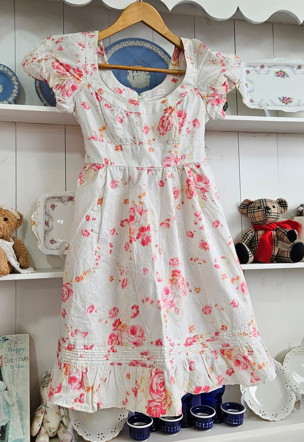 리즈리사(LIZ LISA) 로즈 플라워 퍼프 원피스 상품이미지2