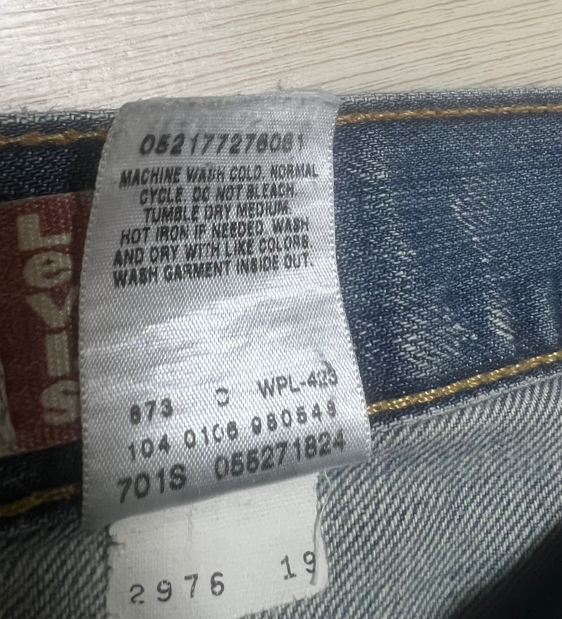 빈티지 리바이스 527 made in korea 상품이미지5