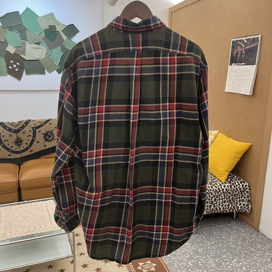 폴로 랄프로렌 컨트리 레트로 오버핏 체크 셔츠 M C10102 상품이미지4