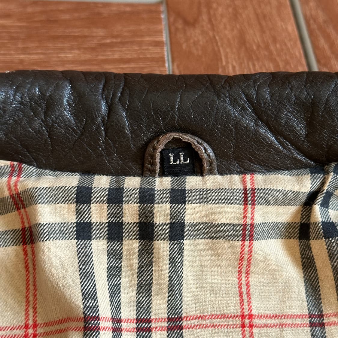 Vintage cowhide leather safari jacket 상품이미지7