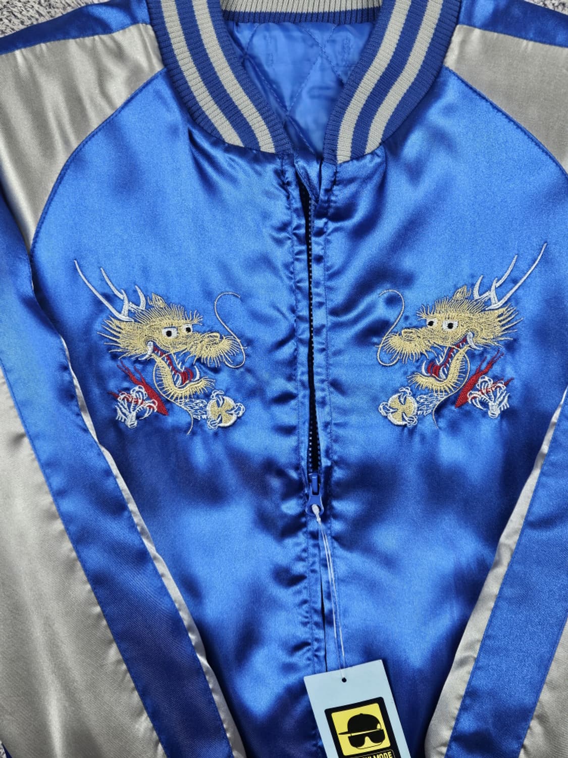 사이드 트랙 드래곤 자수 빈티지 스카잔 ( 상세설명참조 )/ 10041 상품이미지10