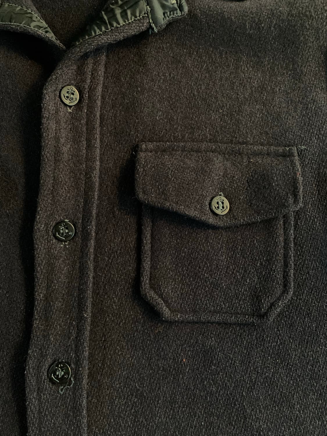 1950-60s 미 해군 울 CPO 셔츠 상품이미지3