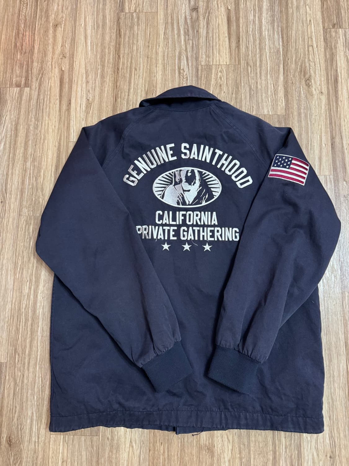 세인트페인 성조기 코치자켓 M 상품이미지2