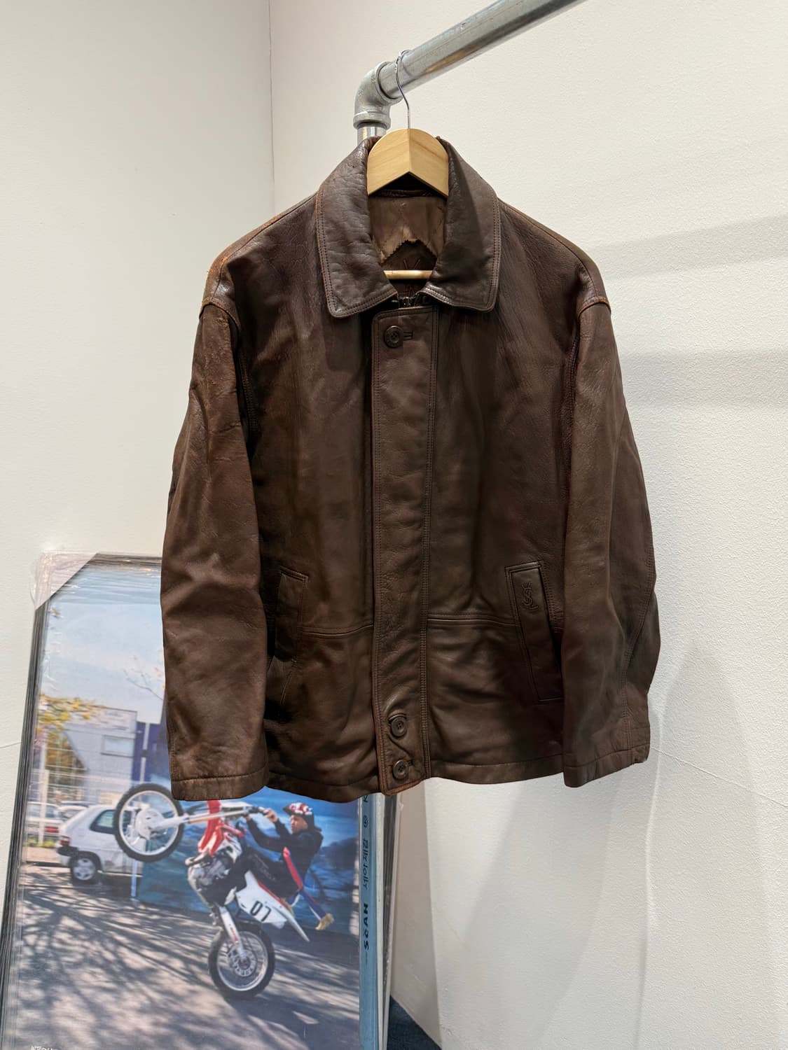 YSL 입생로랑 양가죽 자켓 상품이미지1