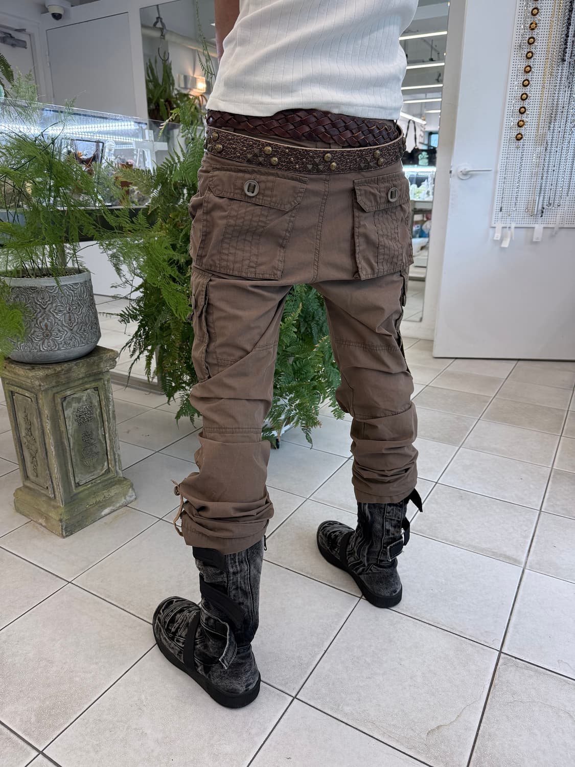 brown cargo pants 상품이미지5