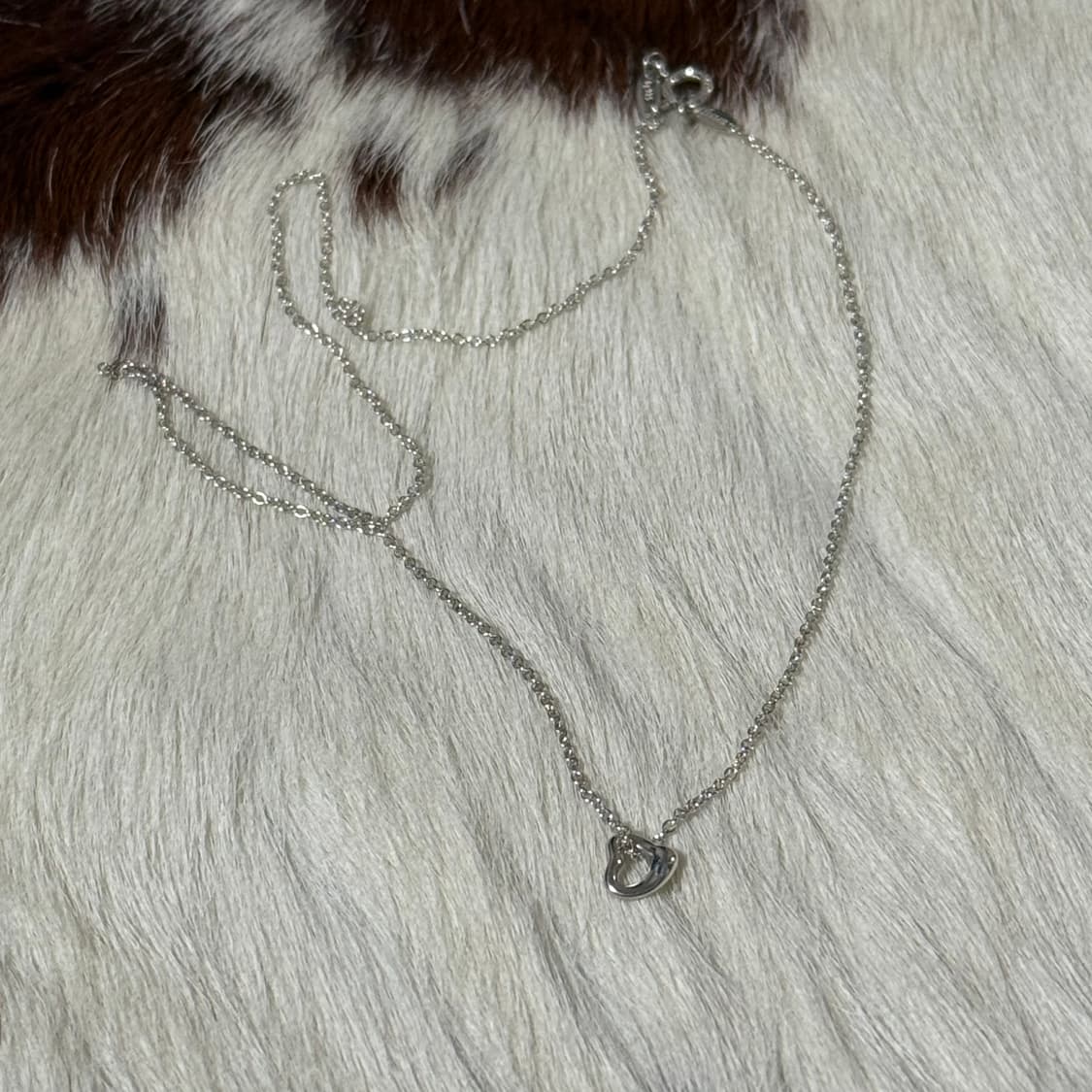 티파니앤코 엘사 퍼레티 오픈 하트 7mm 목걸이 판매합니다. 상품이미지2